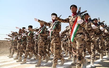 The US is providing financial assistance for the Peshmerga. File photo: Rudaw