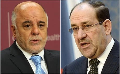 نووری مالیکی و حەیدەر عەنادی
