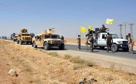 SDF near Shadadi, south of Hasaka in Deir ez-Zor province last summer. File photo: AFP