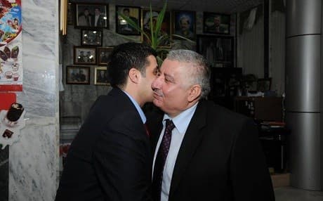 Bashar Mustafa with his son Ravand in an undated photo. Photo: Ravand Bashar/Facebook