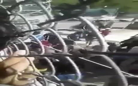 Videos posted on Facebook confirmed to Rudaw by people in the camp shows fighting on May 26, 2018.