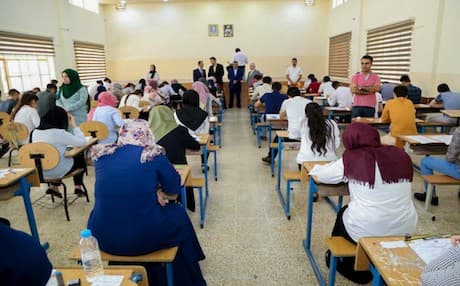 An estimated 234,000 students from 9th and 12th grades are sitting in the final examinations in the Kurdistan Region. Photo: Rudaw/Mohammed Shwani