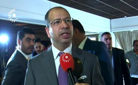 Salim al-Jabouri speaks to Rudaw in Baghdad on May 12, 2018. File photo: Rudaw TV