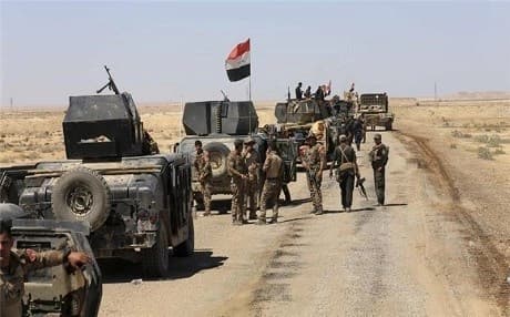 Iraqi Army troops in Anbar province. AP file photo