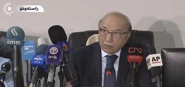 Iraq’s Supreme Federal Court announces election ruling, June 21, 2018. Photo: Rudaw video