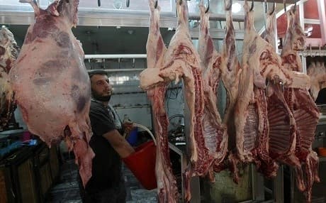 A man works in a butchery in southern Iraq. File photo: Ahmed al-Rubaye | AFP