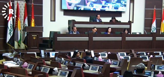 The Parliament of the Kurdistan Region convenes in the capital city of Erbil on July 11, 2018. Photo: Rudaw TV