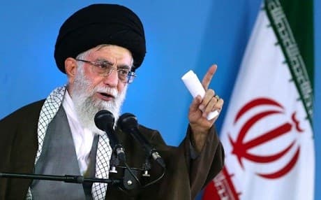 Iran's Ayatollah Khamenei met with Foreign Ministry officials and Iranian diplomats on Saturday. File photo: AFP