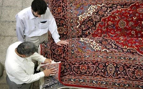 Under the sanctions regime imposed on Iran prior to the 2015 nuclear deal, Iranian carpet exports to the US fell to zero. File photo: Behrouz Mehri / AFP