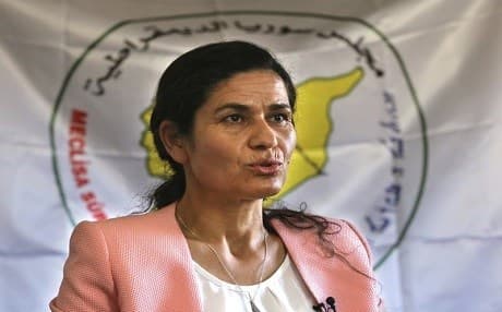Ilham Ahmed, co-chair of the Syrian Democratic Council. File photo: Hussein Malla / AP