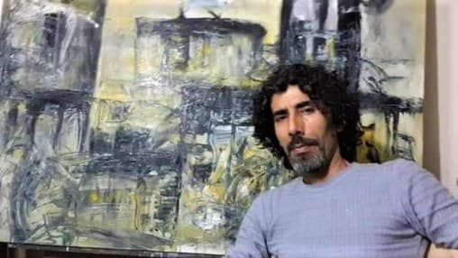 Ferhad Khalil, who is from Rojava or Syrian Kurdistan, is using his art to restore hope to communities which have suffered years of war through the Syrian conflict. Photo: A.C. Robinson | Rudaw