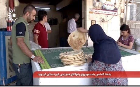 Awder Rahman, a baker in Sulaimani said they have no use for government-supplied flour due to its bad quality.