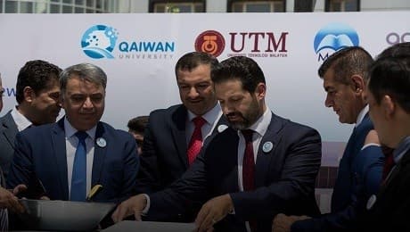 A ceremony was held to mark the opening of Qaiwan University. Photo: University of Technology, Malaysia (UTM) 