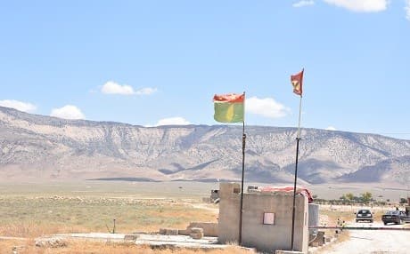 Several armed groups including the YBS have set up checkpoints in the Yezidi homeland of Shingal. File photo: Rudaw