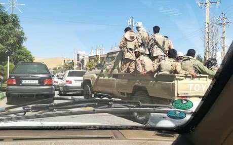 The Kurdistan Human Rights Network (KHRN) reported greater security presence on the streets of Kurdish cities this week. Photo: KHRN