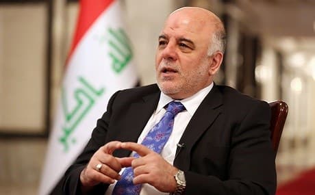 Iraq's Prime Minister Haider al-Abadi. AP photo.