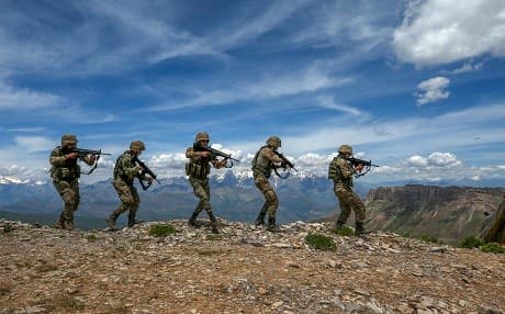 Turkish forces pictured in Kurdistan Region territory in May. Photo: Ozkan Bilgin/Anadolu Agency