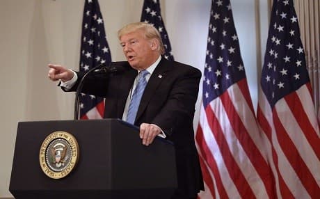 US President Donald Trump calls on reporters at a press conference on September 26, 2018 in New York City. Photo: John Moore | AFP/Rudaw video