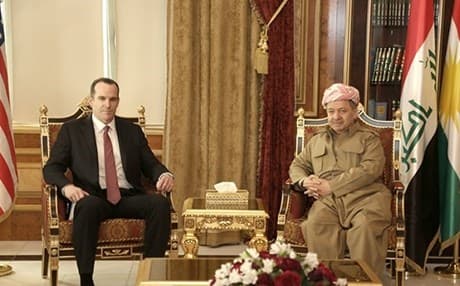 Brett McGurk û Serok Barzanî