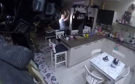 Body camera footage of a raid on ISIS suspects released by Kurdistan Region’s counter-terror directorate. Photo: KR counter-terror directorate/screengrab 