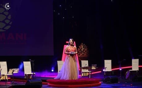 Awards were handed out on the final evening of the 3rd annual Slemani International Film Festival. Photo: Rudaw