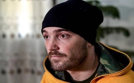 Sufyan, a 36-year-old German Muslim convert held by the Kurdish People's Protection Units (YPG) and accused of fighting for ISIS, gives an interview with AFP in Rumaylan (Rmeilan) in Syria's northeastern Hasaka governorate on September 23, 2018. Photo: Delil Souleiman | AFP