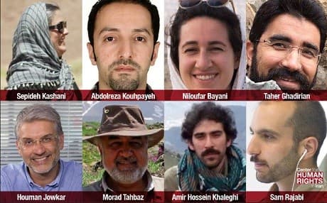 Environmentalists have been detained for nine months in Iran and faced indictments on October 24, 2018. Photo: ICHRI