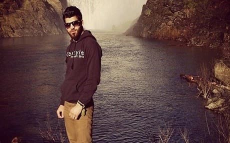 Aws Mohammed Younis Al-Jayab's social media photos earned him the title the ‘hipster terrorist’ following his arrest on terror charges. Photo: Facebook