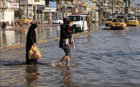انهيار البنى التحتية في بغداد