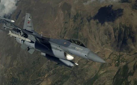 Turkish jets routinely attack alleged PKK position inside the Kurdistan Region of Iraq. Photo: TSK