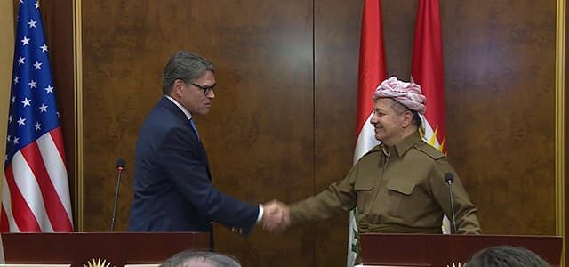 کۆنگرەی رۆژنامەڤانی سەرۆک بارزانی و وەزیری وزەی ئەمریکا