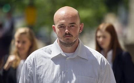 Former Blackwater Worldwide guard Nicholas Slatten leaves federal court in Washington, June 11, 2014. File photo: Cliff Owen / AP