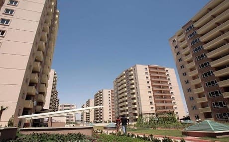A residential complex in the Kurdistan Region's capital of Erbil. File photo: AFP