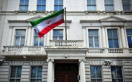 The embassy of the Islamic Republic of Iran in The Hague. File photo: AFP