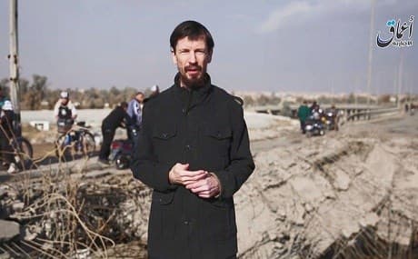 British journalist John Cantlie in ISIS-held Mosul, December 7, 2016. Photo: Amaq News Agency video / AFP