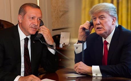 Recep Tayyip Erdogan and Donald Trump, the presidents of Turkey and the United States, respectively. File photo: AA