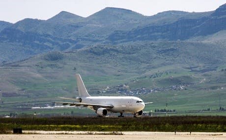 An Airbus plane is shown on the tarmac of Sulaimani’s airport on March 20, 2018. File photo: Shwan Mohammed | AFP