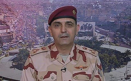 Brig. Gen. Yahya Rasoul is spokesperson for Iraqi Joint Operations Command. He speaks with Rudaw during this interview released on February 6, 2019. Photo: Rudaw TV