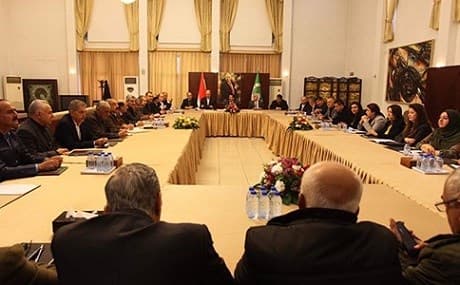 PUK Leadership Council meet in Sulaimani, February 16, 2019. Photo: PUK media outlets 