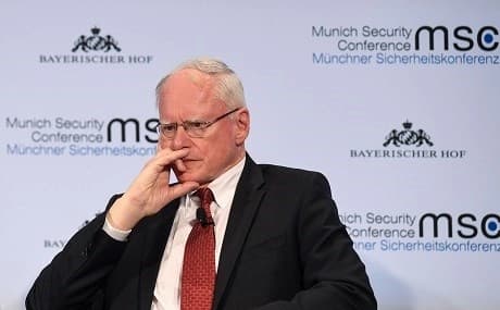 US Special Representative for Syria Engagement, James Franklin Jeffrey, attends a panel discussion during the 55th Munich Security Conference in Munich, southern Germany, on February 17, 2019. Photo: Christof Stache / AFP