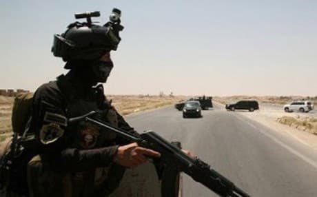 Member of the Iraqi Security Forces in Anbar. AFP photo 