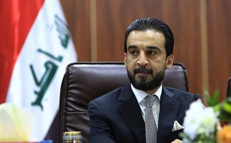 Iraq Parliament Speaker Mohammed al-Halbousi pictured in Basra on September 18, 2018. Photo: Nabil al-Jurani/AP