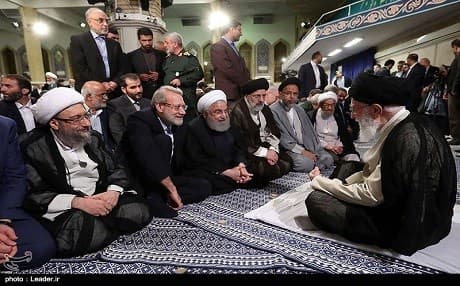 Iran's Supreme Leader Ali Khamenei summons top leadership to his residence in Tehran for consultation on May 14. Photo: Tasnimnews