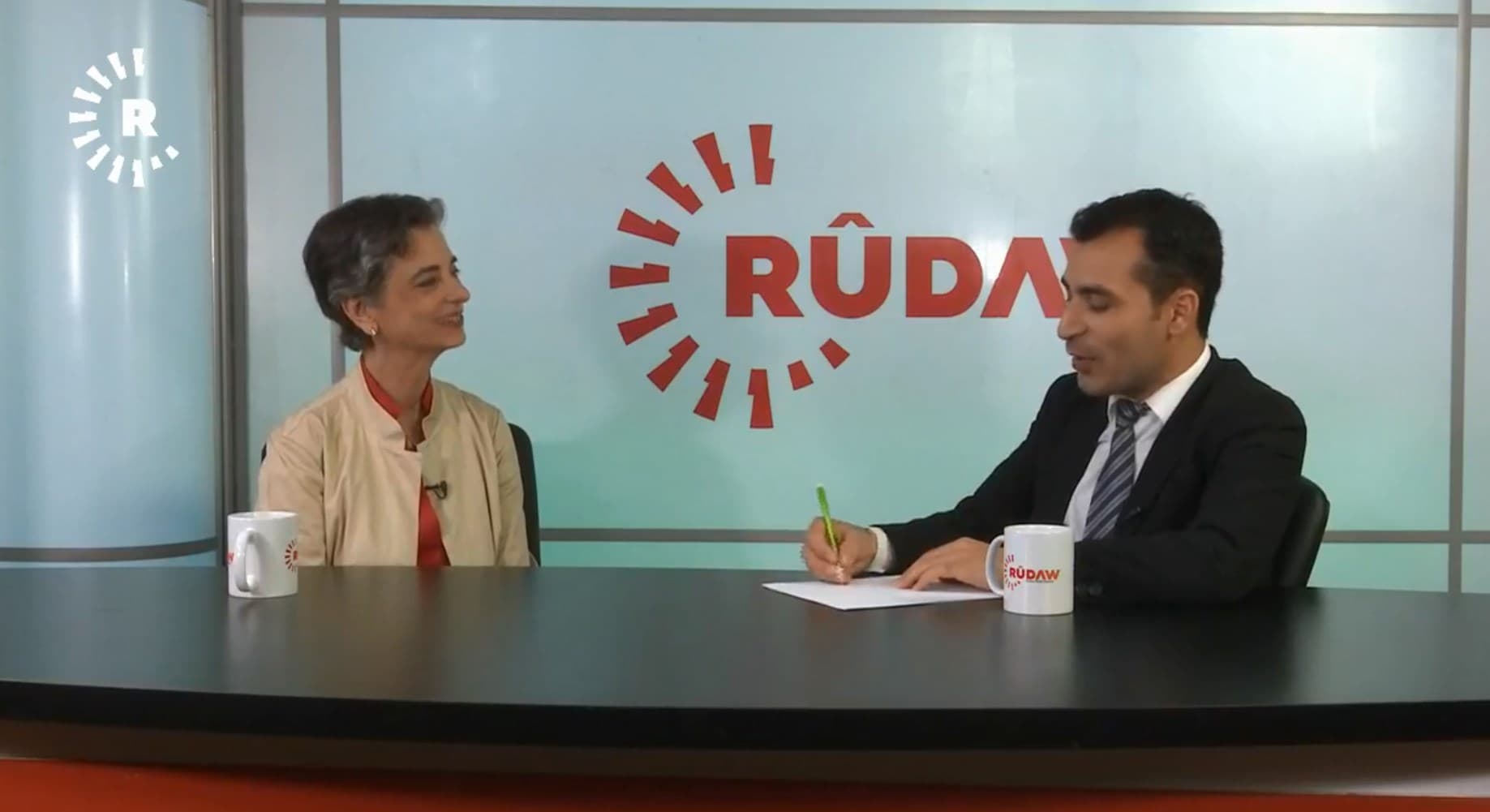 Barbara Slavin, foreign policy analyst at the Atlantic Council, speaks to Rudaw's The Washington Perspective, aired May 24. Photo: Rudaw TV 
