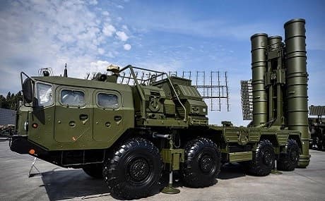The Russian-made S-400 missile system. File photo: Alexander Nemenov / AFP 