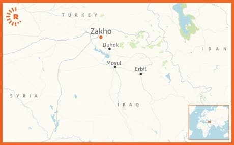Graphic: Maps4news, Sarkawt Mohammed/ Rudaw