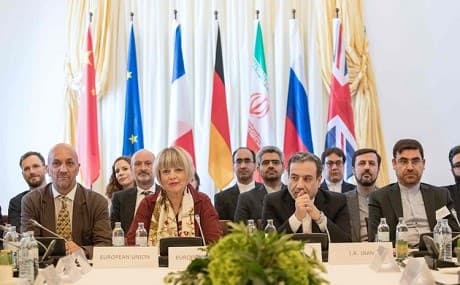 Meeting of the Joint Commission of the JCPOA attended by the E3+2 (China, France, Germany, Russia, United Kingdom) and Iran at the Palais Coburg, Vienna, Austria, June 28, 2019. Photo: AFP