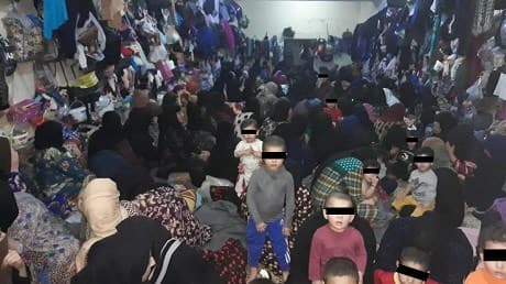 Women's cell at Tal Kayf prison, taken in April 2019 and shared confidentially with Human Rights Watch, shows extreme overcrowding at the prison. Photo: HRW