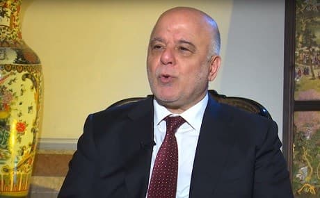 Iraq's former prime minister Haider al-Abadi speaks to al-Rasheed, July 13, 2019. Photo: al-Rasheed / YouTube