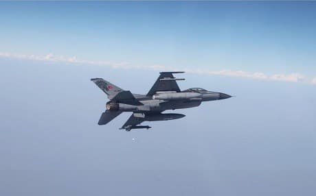 A Turkish fighter jet. Photo: Turkish Ministry of Defence